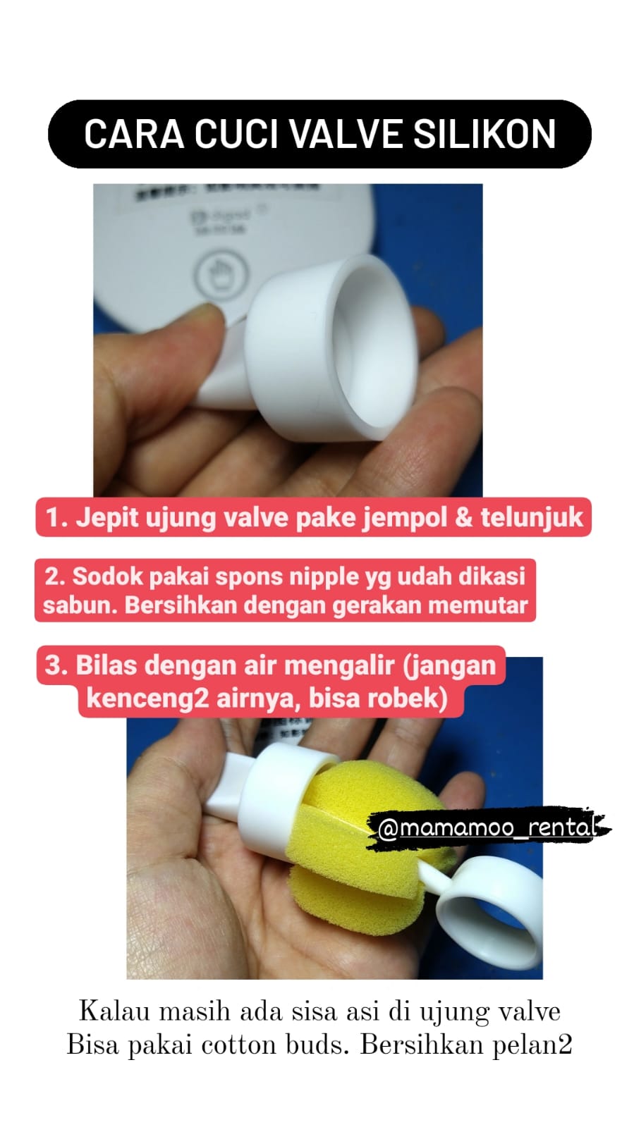 TIPS MENCUCI VALVE ANTI ROBEK